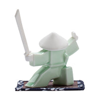 Modern Ceramic Swordsmen Incense Burner Samurai Spirit Incense Stick Holder