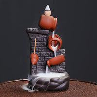 Wall Pottery Pot Ceramic Backflow Incense Burner