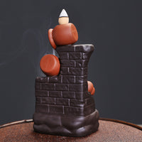 Wall Pottery Pot Ceramic Backflow Incense Burner